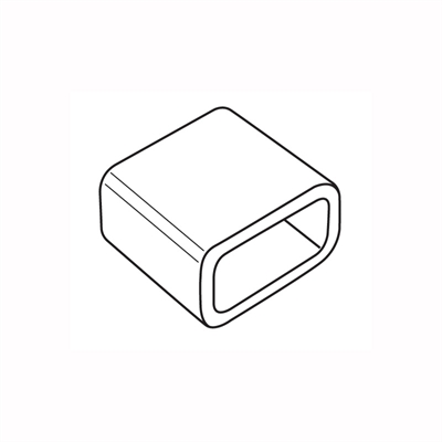 Изолирующий зажим (заглушка) для LED ленты 3528/2835, 10 мм, цвет прозр., 25 штук в пакете 10973 10973