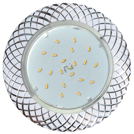 Свет-к встраив. без рефл. Сетка Белый/Алюм 20x110 (к+) GX53 H4 DL5381 FW5381ECB Ecola  FW5381ECB