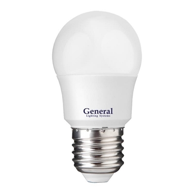 Лампа LED 7W E27 4000К шар General 660200 660200