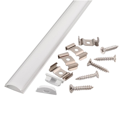 Профиль гибкий GAL-GLS-2000-6-175  (2м профиль+2м рассеиватель+2заглушки+4 скобы с шурупами General  523400