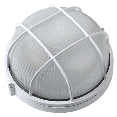 Свет. круг с/реш. бел. 60Вт GCF-R-E27-60-IP65 (НБП/НПП 1302) 437722(10) General 437722