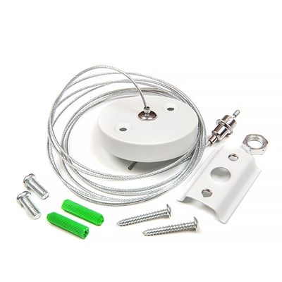 Подвес для шинопровода 1ф. G-1-H-IP20-W белый 580905 General 580905