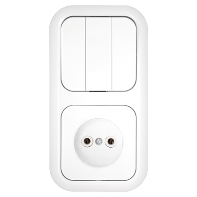 Блок СУ (3кл.+роз.) бел. Гармония 3В-РЦ-661