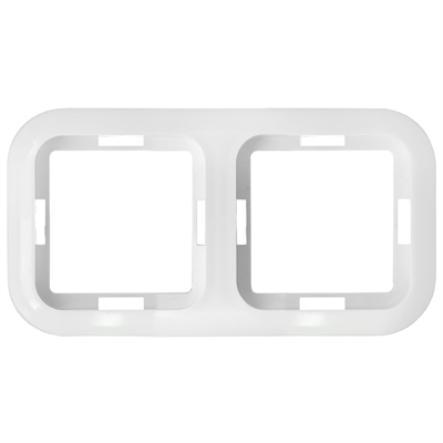 Рамка 2-местная серия ГАРМОНИЯ, белый (01БМ.735212.048) 01БМ.735212.048