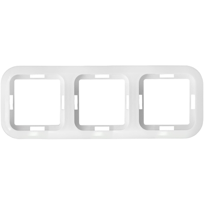 Рамка 3-местная серия ГАРМОНИЯ, белый (01БМ.735212.049) 01БМ.735212.049