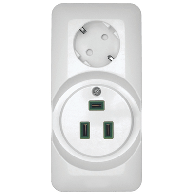 Роз. комб. РВШ 32А+силовая 16А, 220-250В Прима Schneider RA32-211R-B