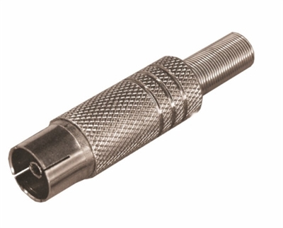 Гнездо TV никель с пружиной REXANT 05-2014, 05-2014-4, 03-150