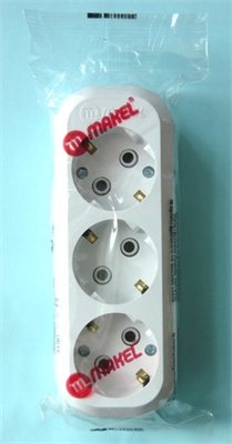 Колодка удл. 3гн с/з Makel 131 MGP 131 MGP