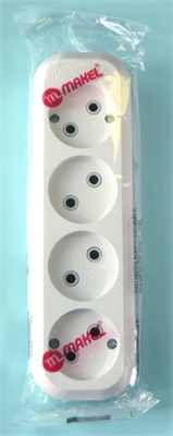 Колодка удл. 4гн б/з Makel 141 MGP