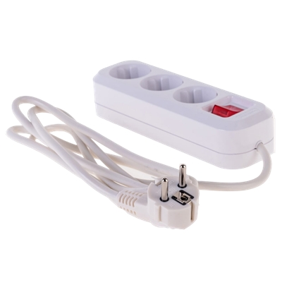 Удл. 3гн х 2м с/з+выкл. ПВС 3*1 "UNIVersal" S-303 9634418 (50) 9634418