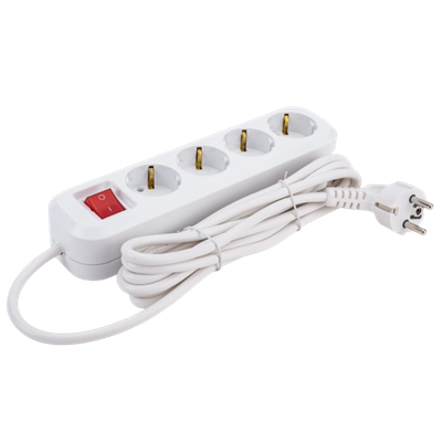 Удл. 4гн х 3м с/з+выкл. ПВС 3*1 "UNIVersal" S-304 9631990 (35) 9631990