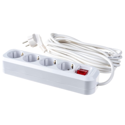 Удл. 4гн х 5м с/з+выкл. ПВС 3*1 "UNIVersal" S-304 9631991(30) 9631991