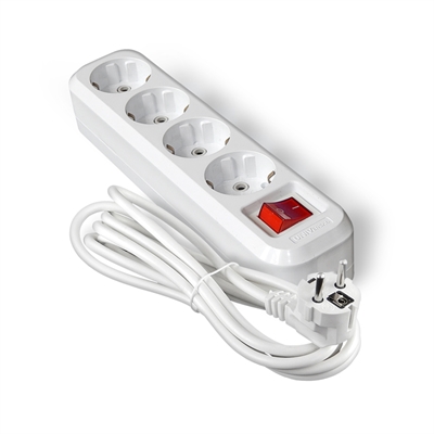 Удл. 4гн х 7м с/з+выкл. ПВС 3*1 "UNIVersal" S-304  9631992(30) 9631992