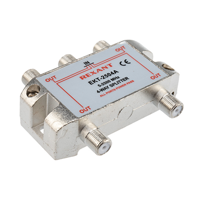 Splitter 4ТВ под F раз.спут. 2500МГц... 05-6203