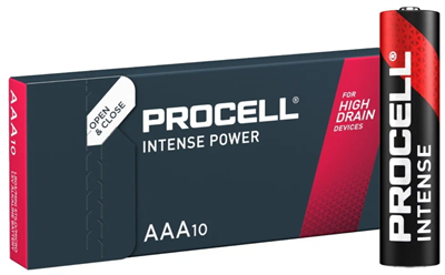 LR03 Bl-10 Duracell PROCELL INTENSE  (10шт) 5000394136939