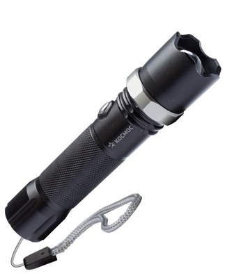 Фонарь ручн. KOS112Lit 3ВтLEDлинза/зум/Li-ion18650 1200mAh/анодир алюм/USB-шнур КОСМОС KOS112Lit