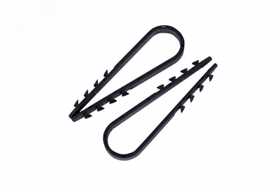 Дюбель-хомут 19х25 черн. (100шт) Proconnect... 07-4523 07-4523