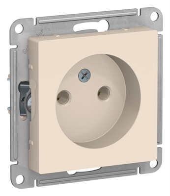 Роз. 1м б/з 16А мех. бежевый SE AtlasDesign ATN000241