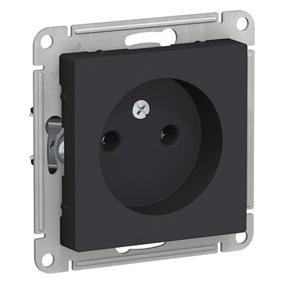 Роз. 1м б/з 16А мех. карбон SE AtlasDesign ATN001041