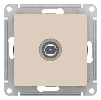 Роз. ТВ коннектор мех. бежевый SE AtlasDesign ATN000293