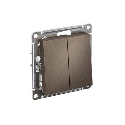 Выкл. 2кл мех. мокко SE AtlasDesign ATN000651