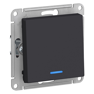 Выкл. 1кл свет мех. карбон SE AtlasDesign ATN001013