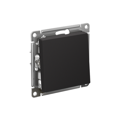 Выкл. 1кл перекрестный мех. карбон SE AtlasDesign ATN001071