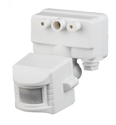 Датчик движ. MD 02 (аналог LX-02) 1200Вт бел. прожекторный IP-44 12м ЭРА... Б0004266