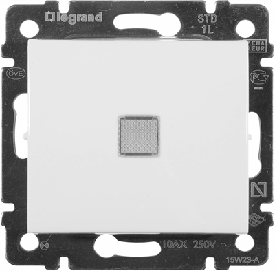 Выкл. 1кл свет бел. LR Valena 774410