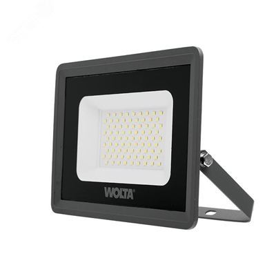 Прожектор LED 70W 5700K IP65 SMD SLIM сер Wolta WFL-70W/06 WFL-70W/06