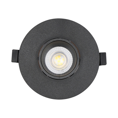 Встраиваемый светильник General GCL-MR16-R-BLACK Поворотный Круглый Черный 661281 661281