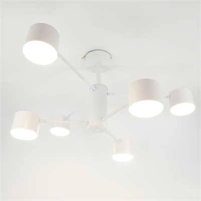 Люстра под лампу General  GCHL-6GX53-M Белая Стеллар 662341 662341