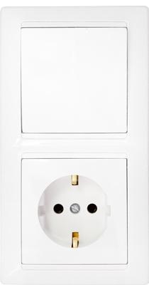 Блок СУ (1кл.+роз.з/к) бел. Стиль  В-РЦ-691 белый