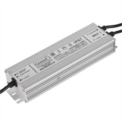 Драйвер светодиодный GDLI-200-IP67-12 513600 General... 513600