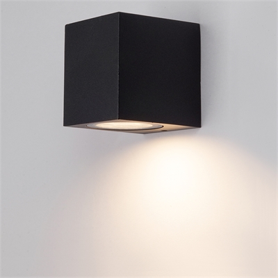Свет-к фасад. квадрат черный GWL-MR16-GU10-S-IP65 BLACK General... 661124