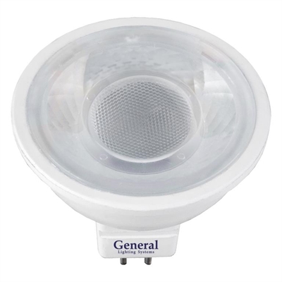 Лампа MR16 7W 230V GU5.3 4500K диффузор General... 643500