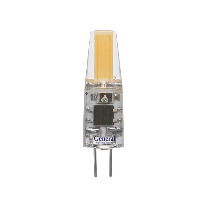 Лампа LED GLDEN 3W G4 4500 COB 220V (10*37,5) General 651900 - фото 5647