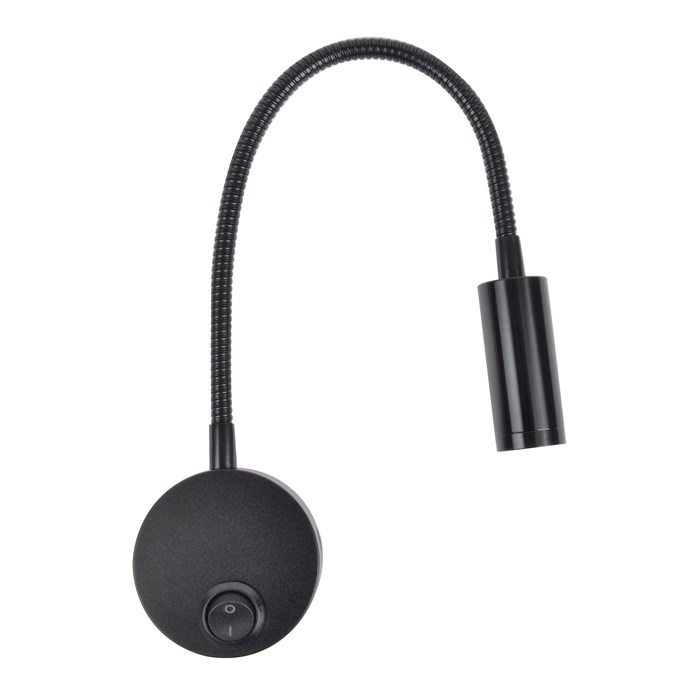 ULT-F21-3W-4000K IP20 BLACK Светильник светодиодный настенный гибкий для интерьерного освещения. 85- UL-00004176 - фото 6838