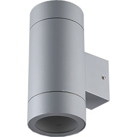 Свет-к фасад. металл серый 2хGX53 8013A IP65  205х140х90 Ecola... FG53C2ECH - фото 8186