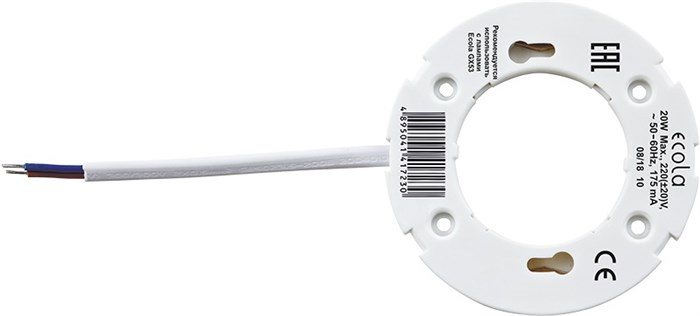Патрон с проводами 2*10cm  base GX53 Ecola(12) GX53LPECB GX53LPECB - фото 8235
