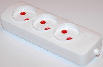 Колодка 3 гнезда "ВЕЛЛКОНТ" [ 70 ] 208-203 208-203 - фото 8458