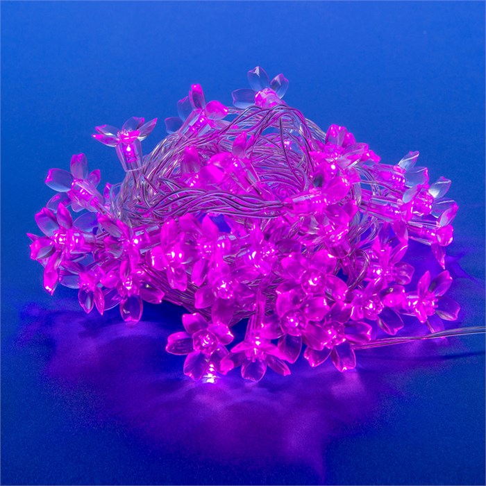 ULD-S0700-050/DTA PINK IP20 PINK SAKURA Гир. led с контрол. «Сакура розовая», 50led, 7 м 07933 07933 - фото 8570