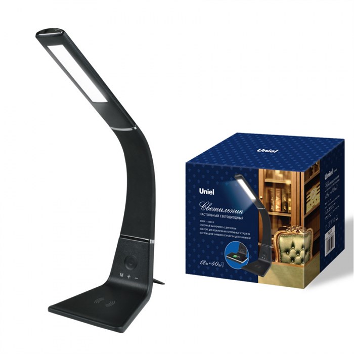 Свет. TLD-565 LED чер.12Вт 230В 3000-6000К наст. сенс. Uniel TLD-565 Black/LED.. UL-00006472 - фото 8607