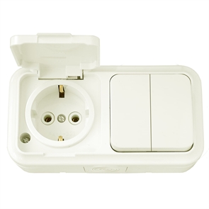 {{photo.Alt || photo.Description || 'Блок (2 выкл. + роз с земл.) ОУ IP54 серия ПРАЛЕСКА АКВА, (2В-РЦ-659 бежевый)'}}