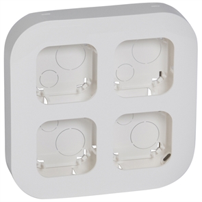 Блок уст. 4 поста бел. LR Quteo 782294