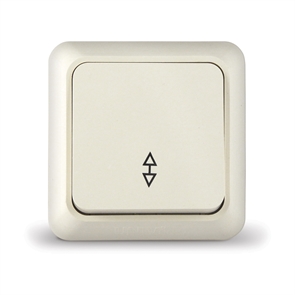 Выкл. 1кл проход. о/у беж. 