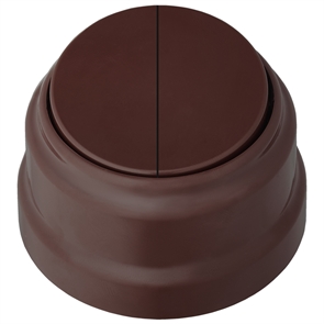 Выкл. 2-кл. (10А) ОУ серия РЕТРО, (А510-2202 шоколад) А510-2202 шоколад