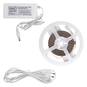 Готовый комплект 5м с адаптером GLS-2835-120-9.6-12-IP20-PRO-6-5-KIT General... 501422