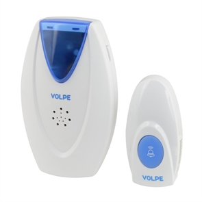 Звонок беспров. UDB-Q028W-R1T1-16S- 80M-WH белый Volpe UL-00002404