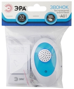 Звонок беспров. А01 32 мелодии, 100м ЭРА Б0019873
